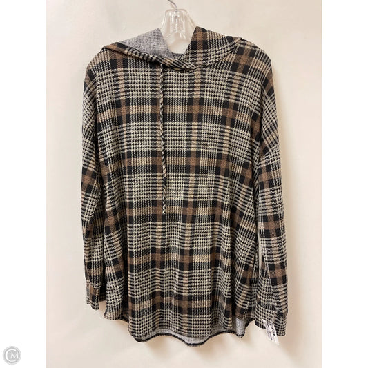 Top Long Sleeve By Clothes Mentor In Brown, Size: L