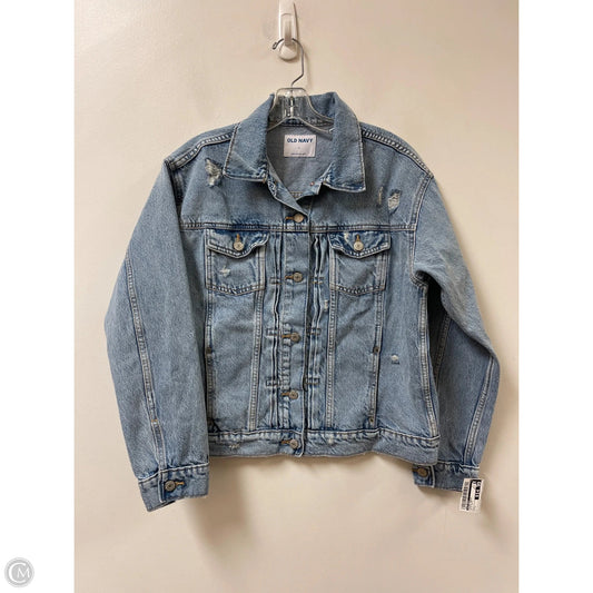 Jacket Denim By Old Navy In Blue Denim, Size: L