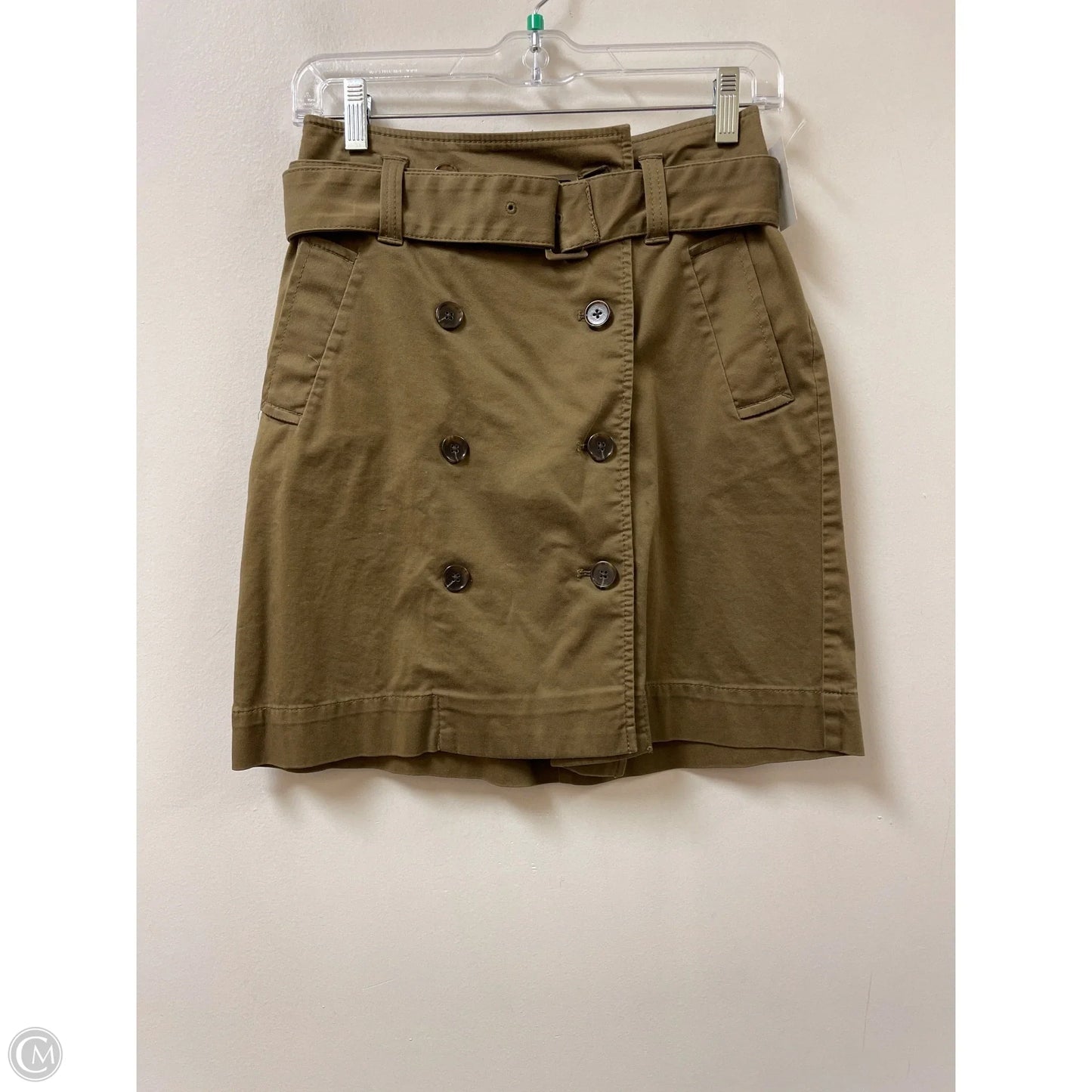Skirt Mini & Short By Ann Taylor In Green, Size: 2