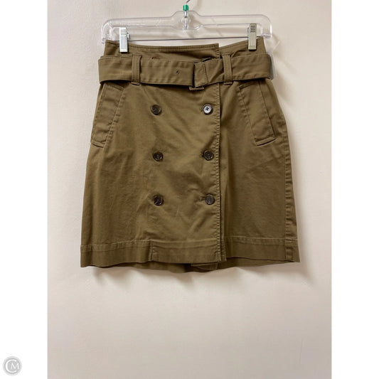 Skirt Mini & Short By Ann Taylor In Green, Size: 2