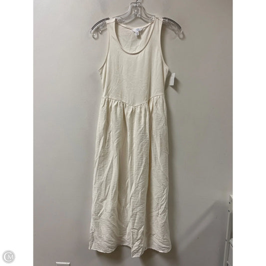 Dress Casual Maxi By Time And Tru In White, Size: Xs