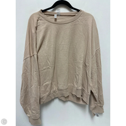 Sweater By Divided In Tan, Size: 1x