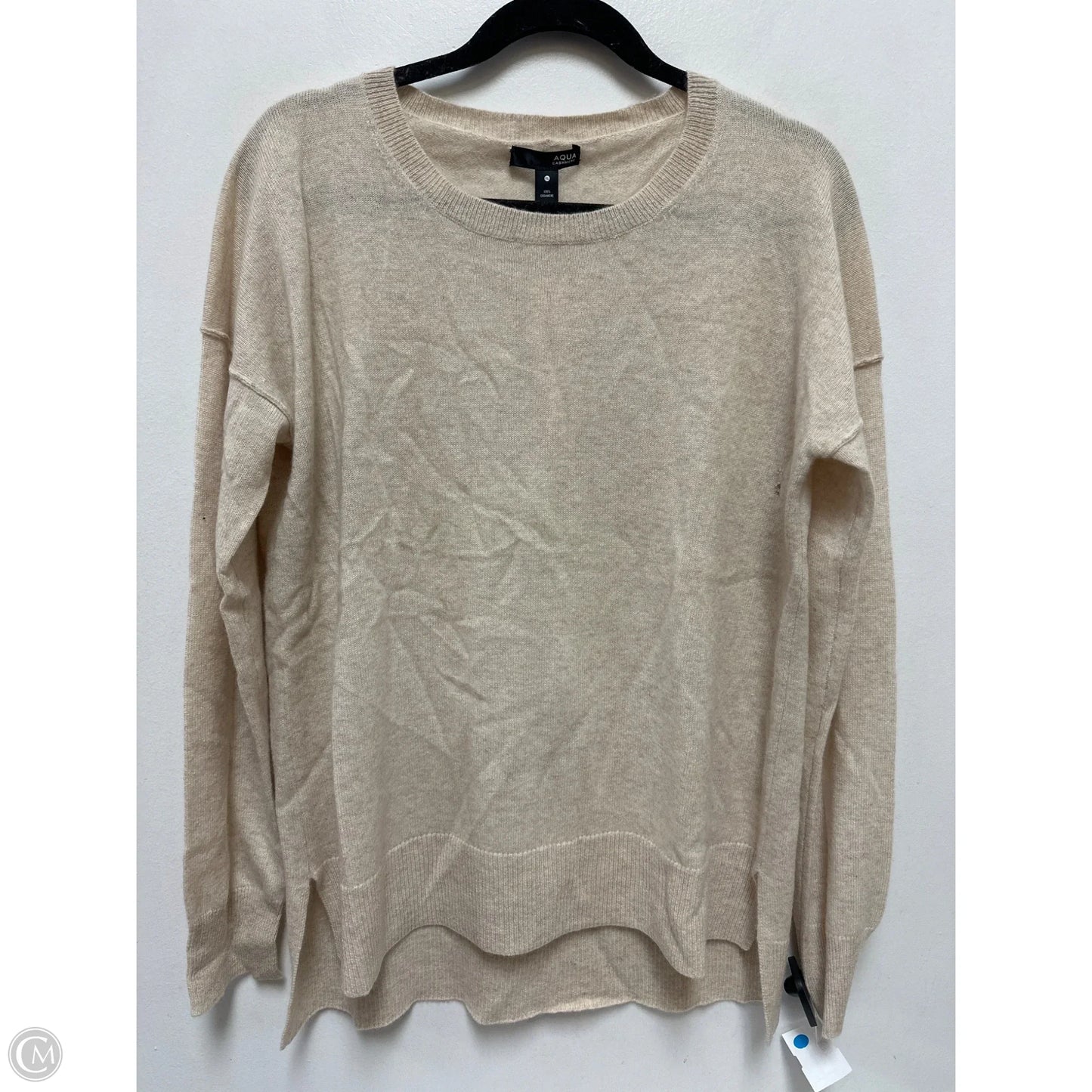 Sweater Cashmere By Aqua In Cream, Size: Xl