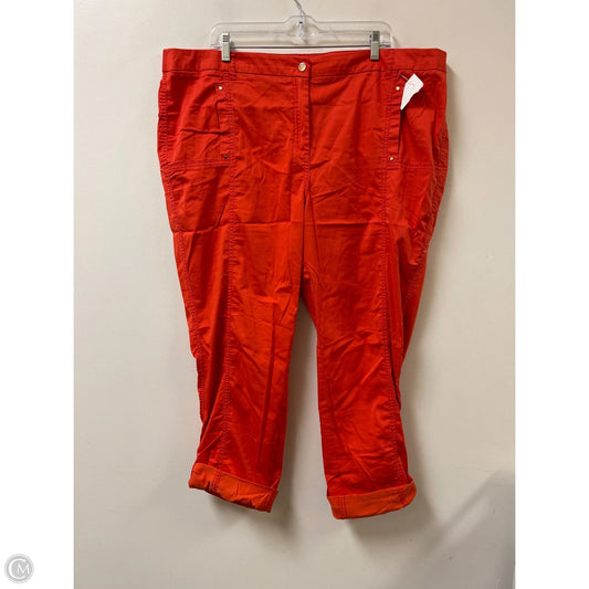 Pants Cargo & Utility By Chicos In Orange, Size: 20