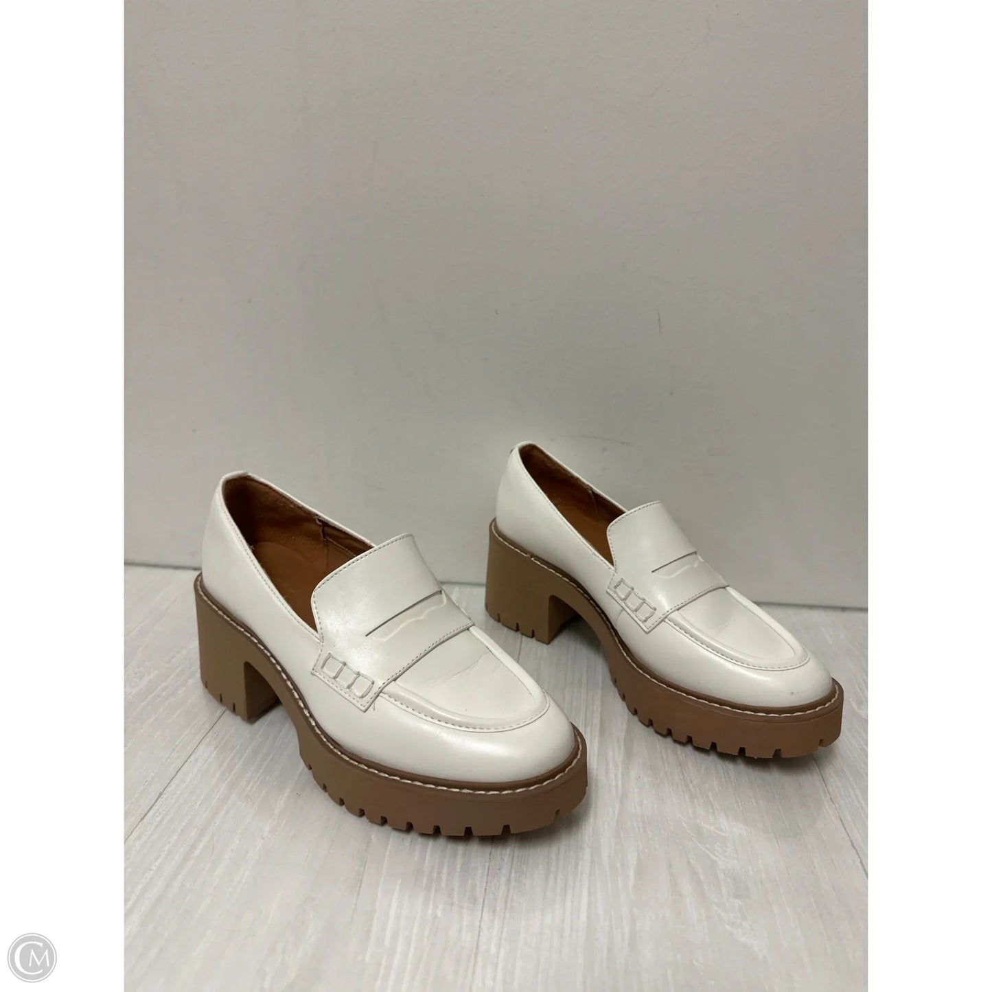 Shoes Heels Block By Universal Thread In White, Size: 8