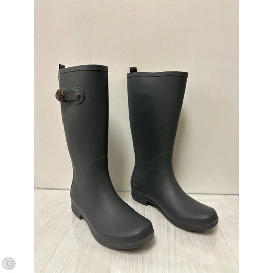 Boots Rain By Clothes Mentor In Grey, Size: 8