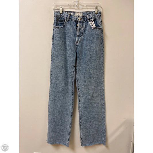 Jeans Straight By Mng In Blue Denim, Size: 4