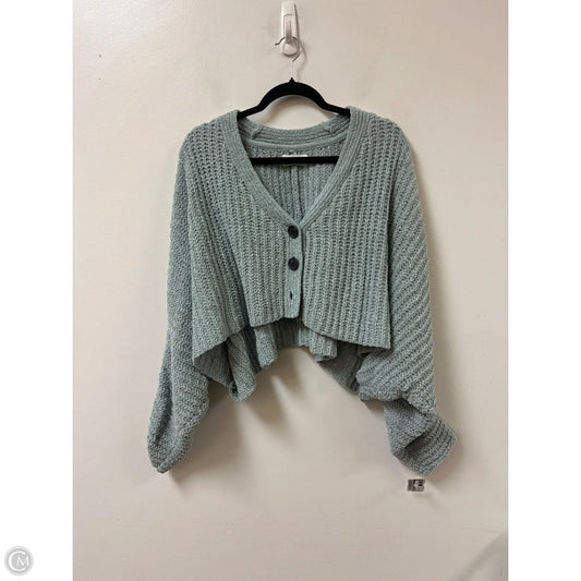 Sweater Cardigan By Urban Outfitters In Blue, Size: M