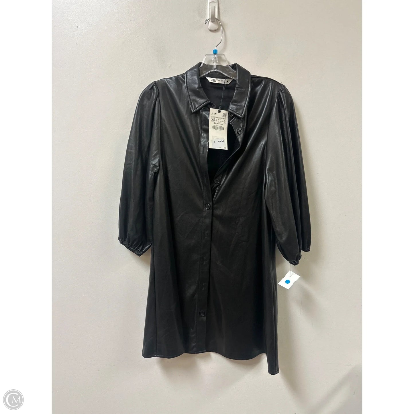 Dress Casual Short By Zara In Black, Size: Xs