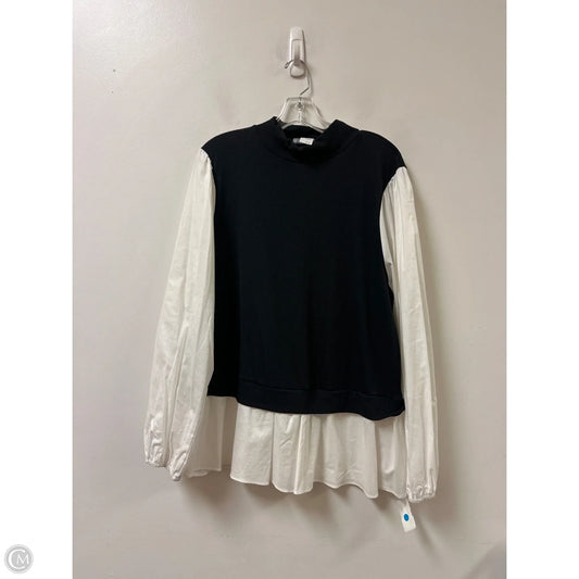 Top Long Sleeve By Moa Moa In Black, Size: 2x