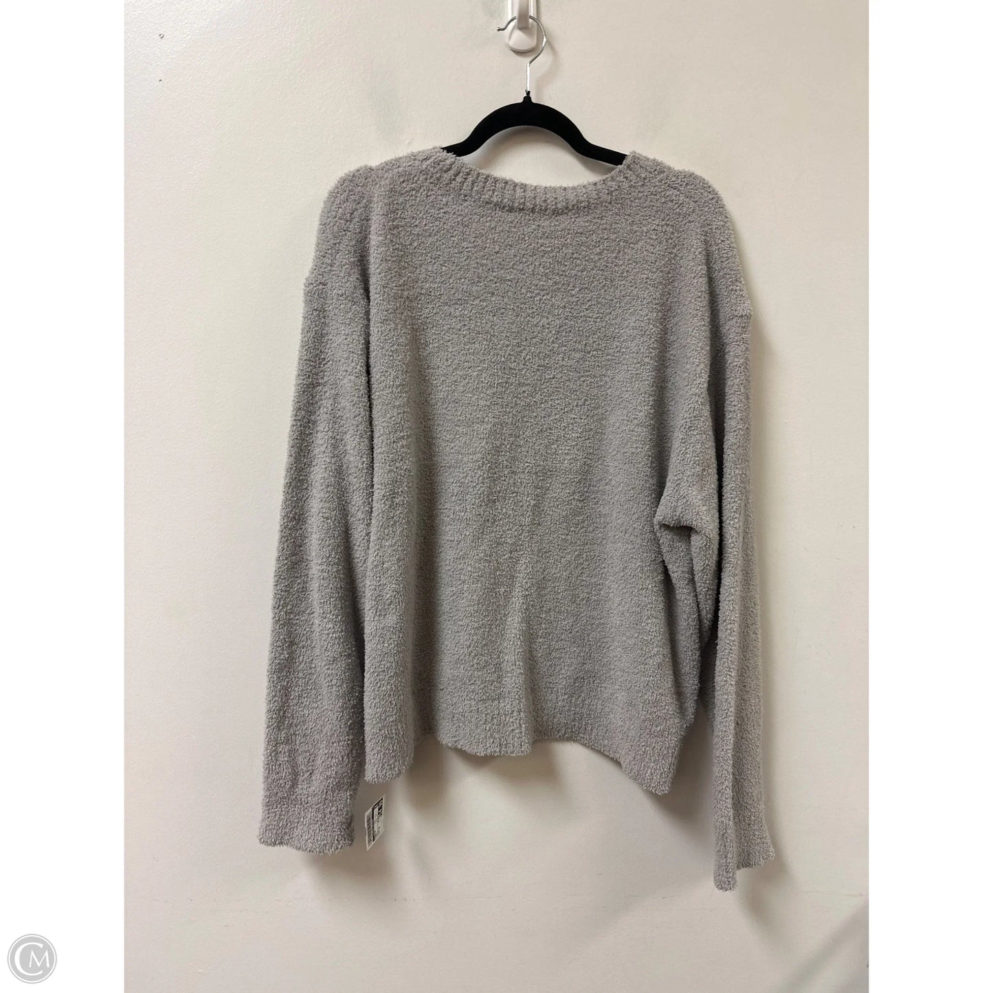 Sweater By Clothes Mentor In Grey, Size: 2x