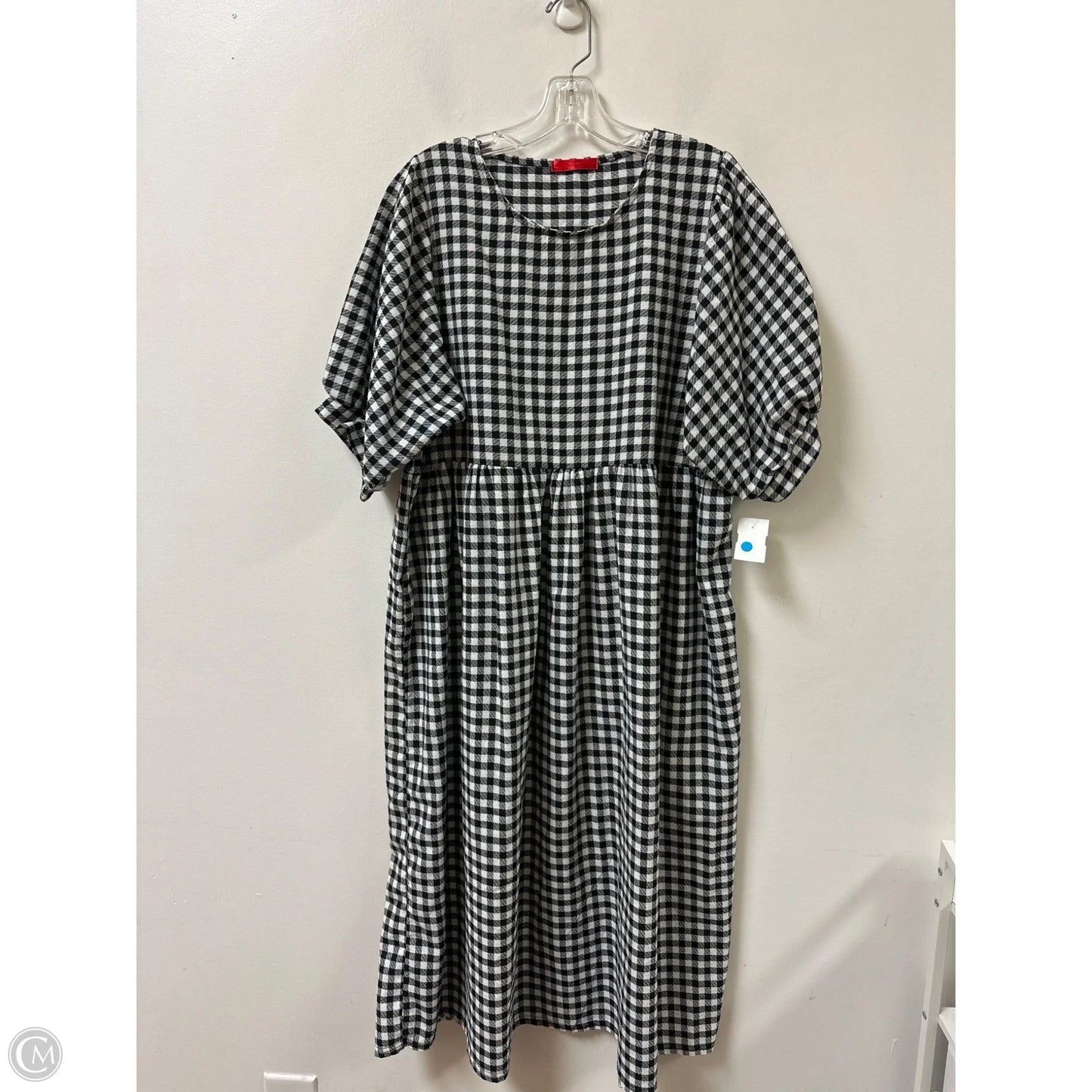 Dress Casual Maxi By Clothes Mentor In Black & White, Size: 2x