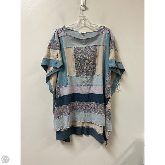 Tunic Short Sleeve By Oli & Hali In Blue, Size: L