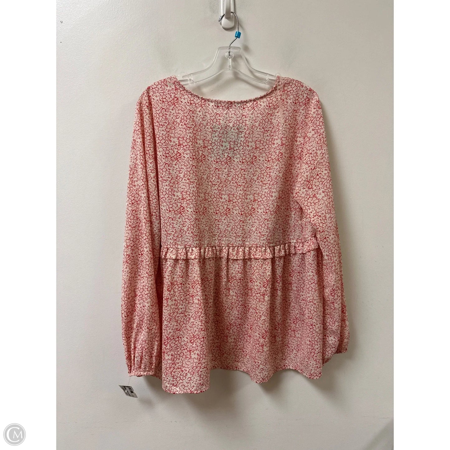 Top Long Sleeve By Ces Femme In Red, Size: L