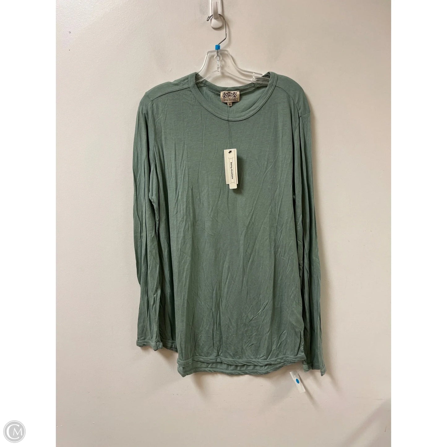 Top Long Sleeve By Juicy Couture In Green, Size: Xl
