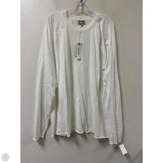 Top Long Sleeve By Juicy Couture In White, Size: 1x