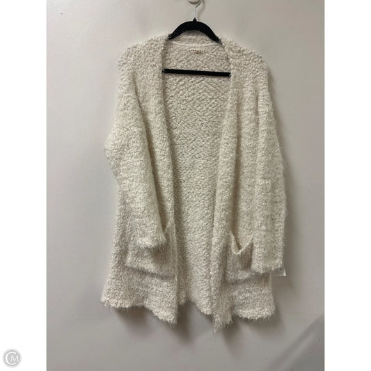 Sweater Cardigan By Promesa In Cream, Size: L