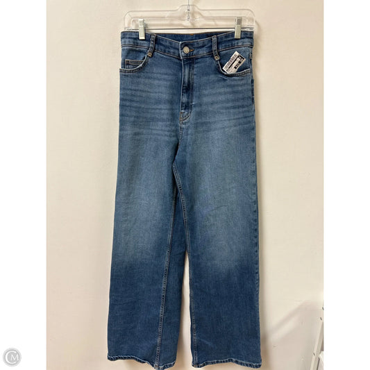 Jeans Flared By Zara In Blue Denim, Size: 2