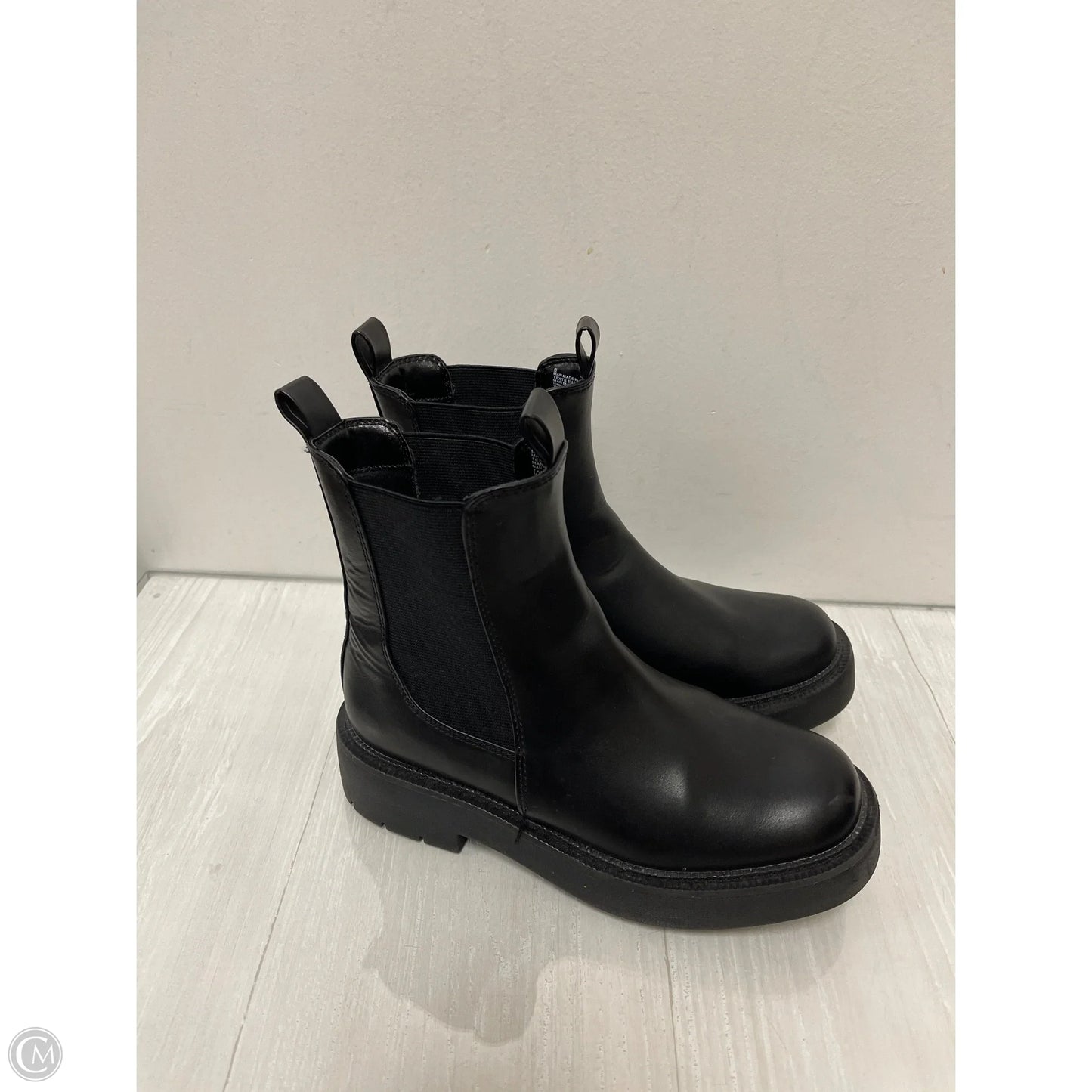 Boots Ankle Heels By A New Day In Black, Size: 6