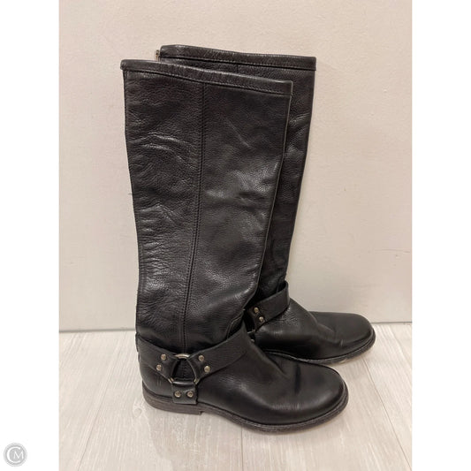 Boots Designer By Frye In Black, Size: 6