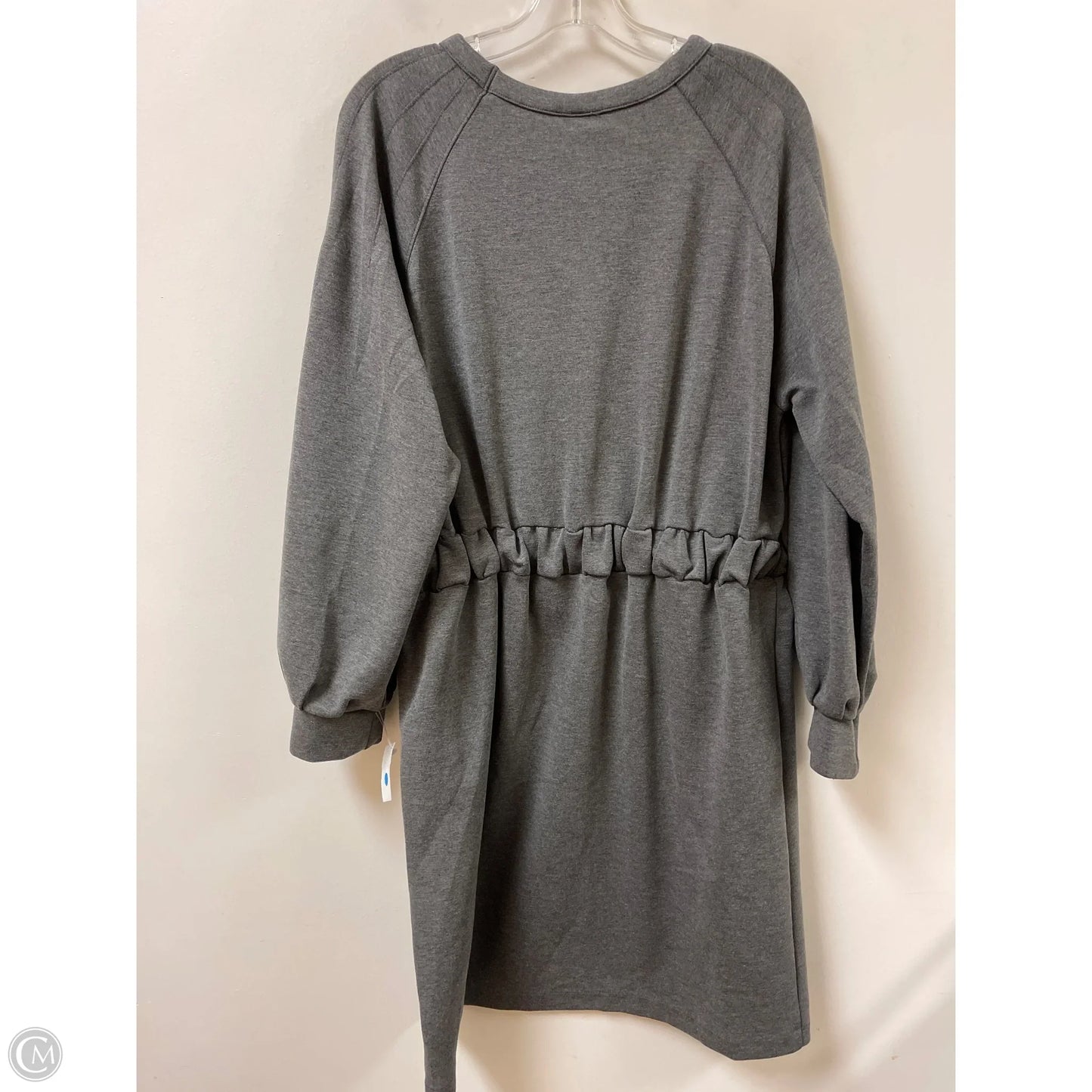 Dress Casual Midi By Prologue In Grey, Size: Xl