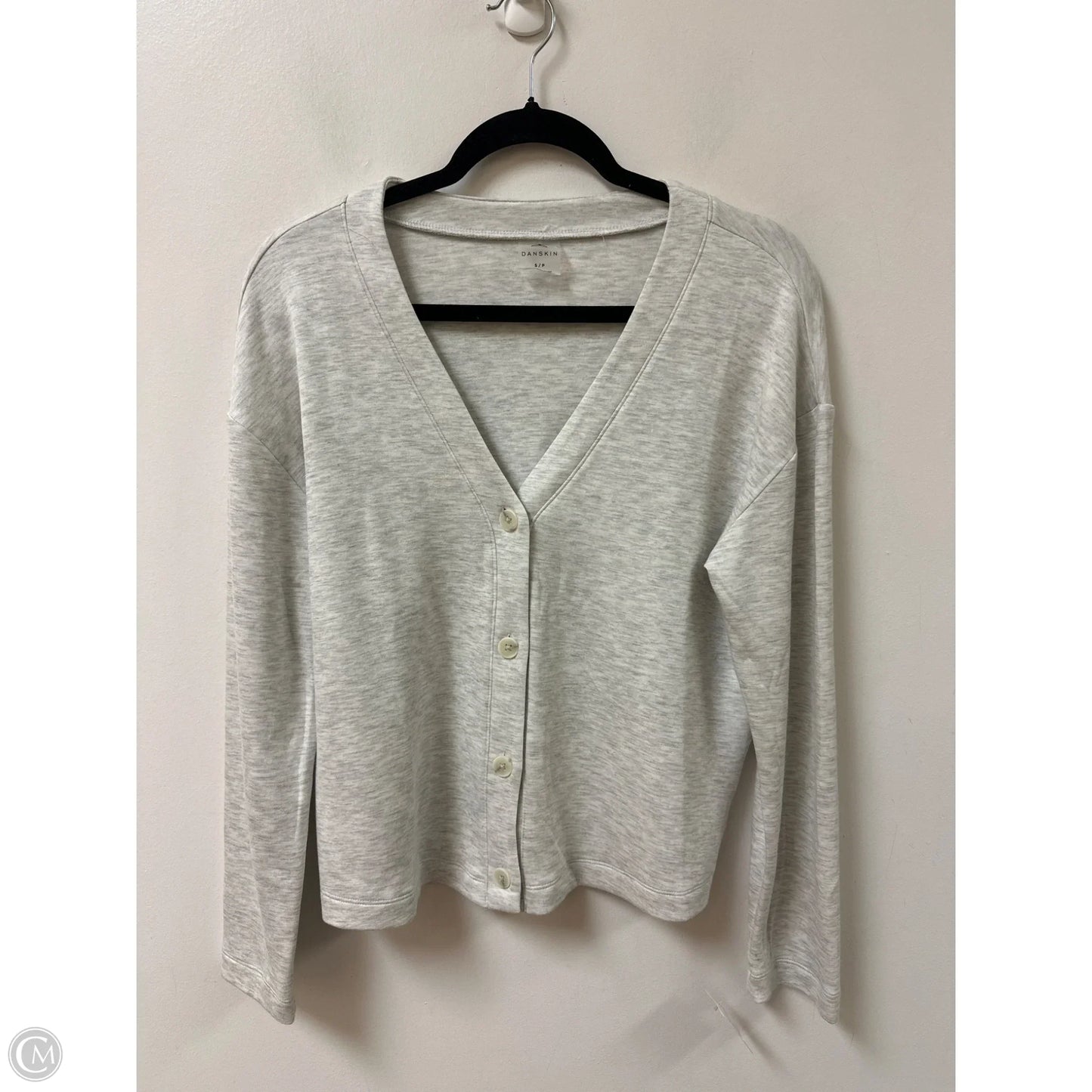 Sweater Cardigan By Danskin Now In Grey, Size: S