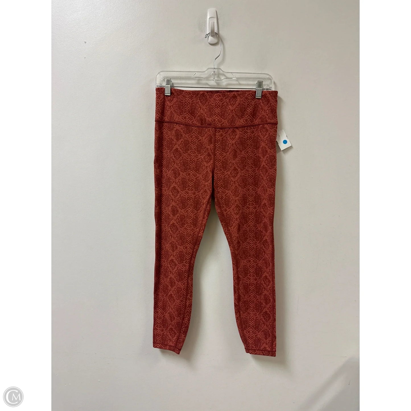 Athletic Leggings By Athleta In Orange, Size: M