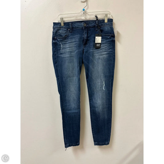 Jeans Skinny By Kut In Blue Denim, Size: 8