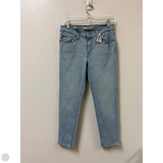 Jeans Skinny By Levis In Blue Denim, Size: 4