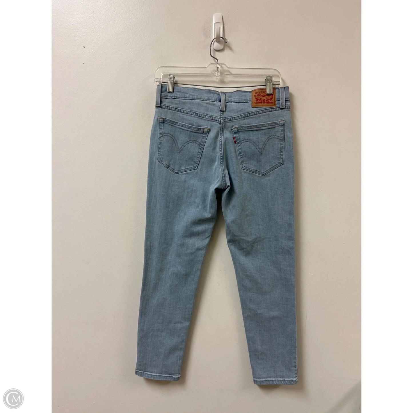 Jeans Skinny By Levis In Blue Denim, Size: 4