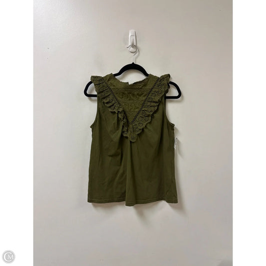 Top Short Sleeve By J. Crew In Green, Size: S