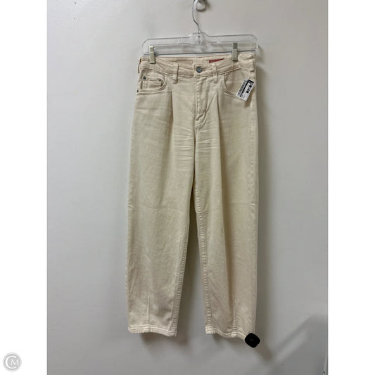 Jeans Straight By Pilcro In Cream, Size: 2