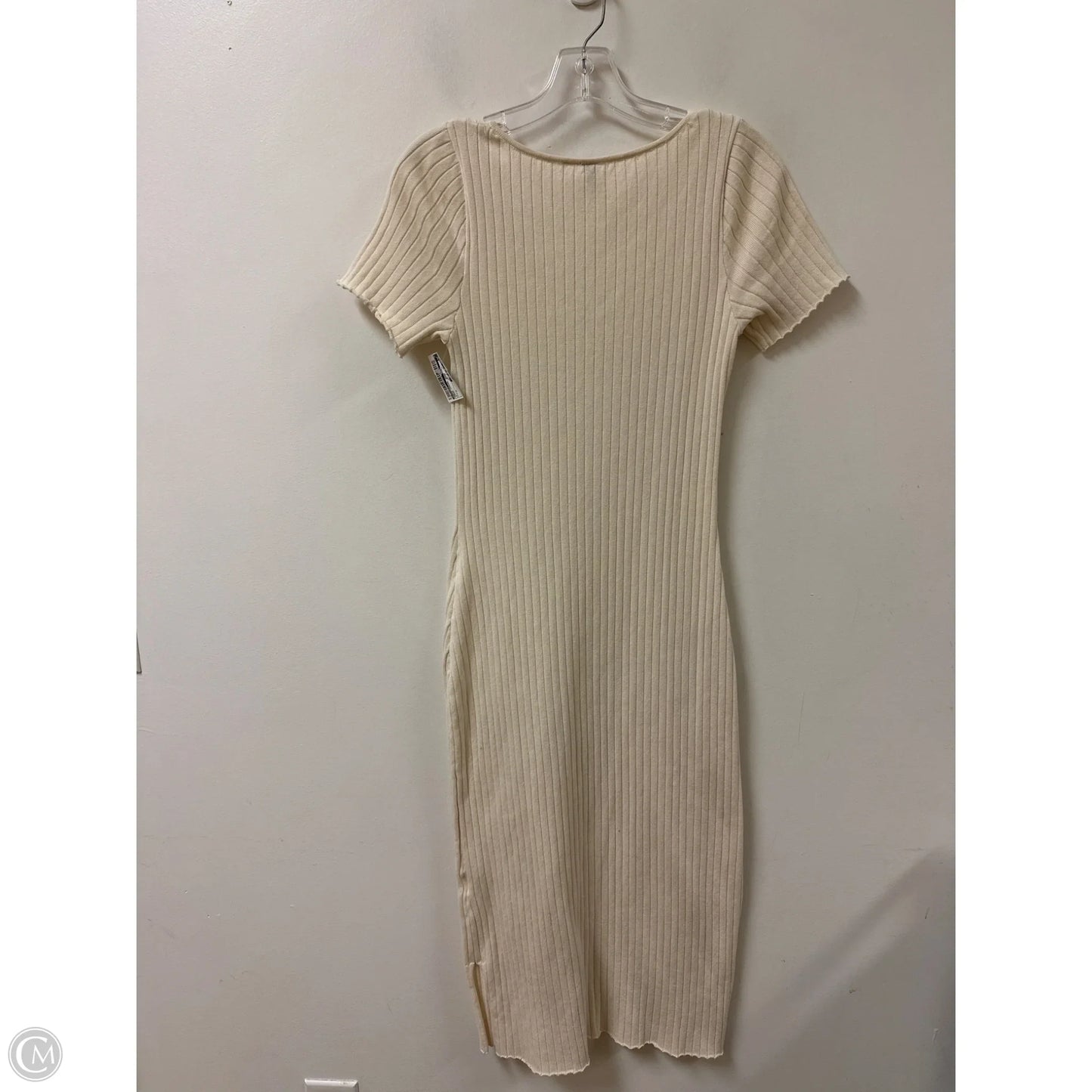 Dress Casual Maxi By Divided In Cream, Size: M