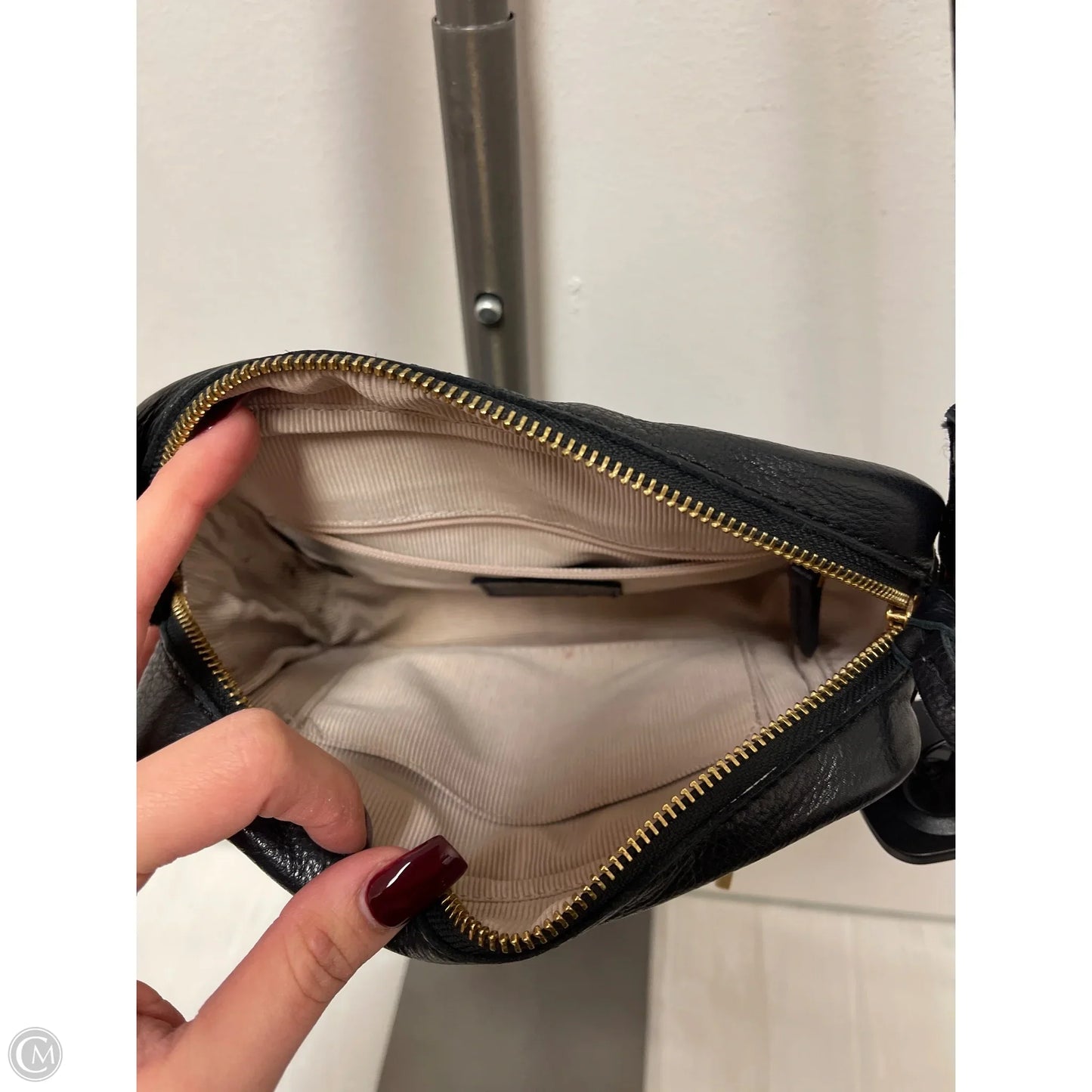 Handbag Leather By Margot, Size: Small