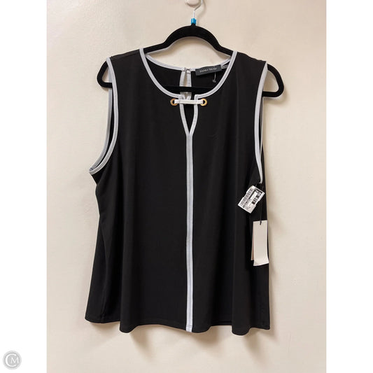 Top Sleeveless By Ivanka Trump In Black, Size: Xl