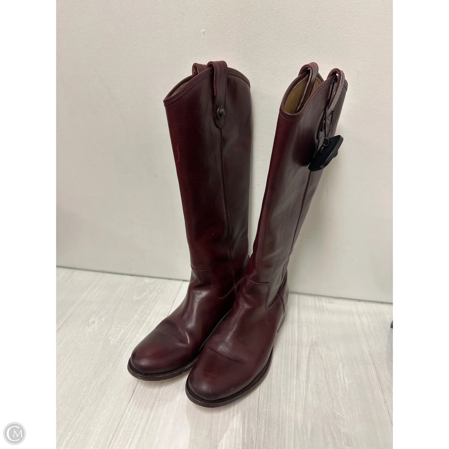 Boots Designer By Frye In Red, Size: 7.5