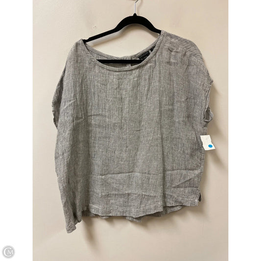 Top Short Sleeve By Tahari In Blue, Size: M