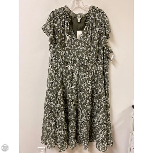 Dress Casual Maxi By Cato In Green, Size: 3x
