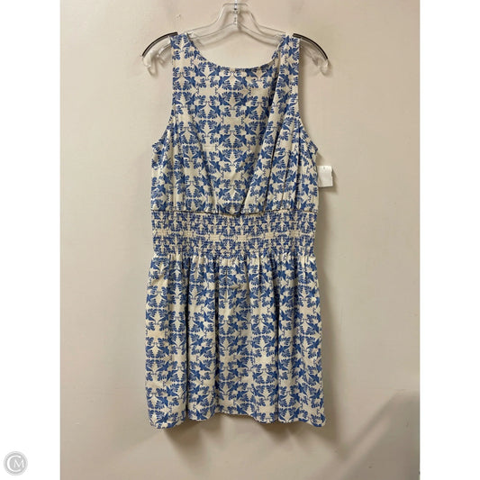 Dress Casual Short By Universal Thread In Blue, Size: L