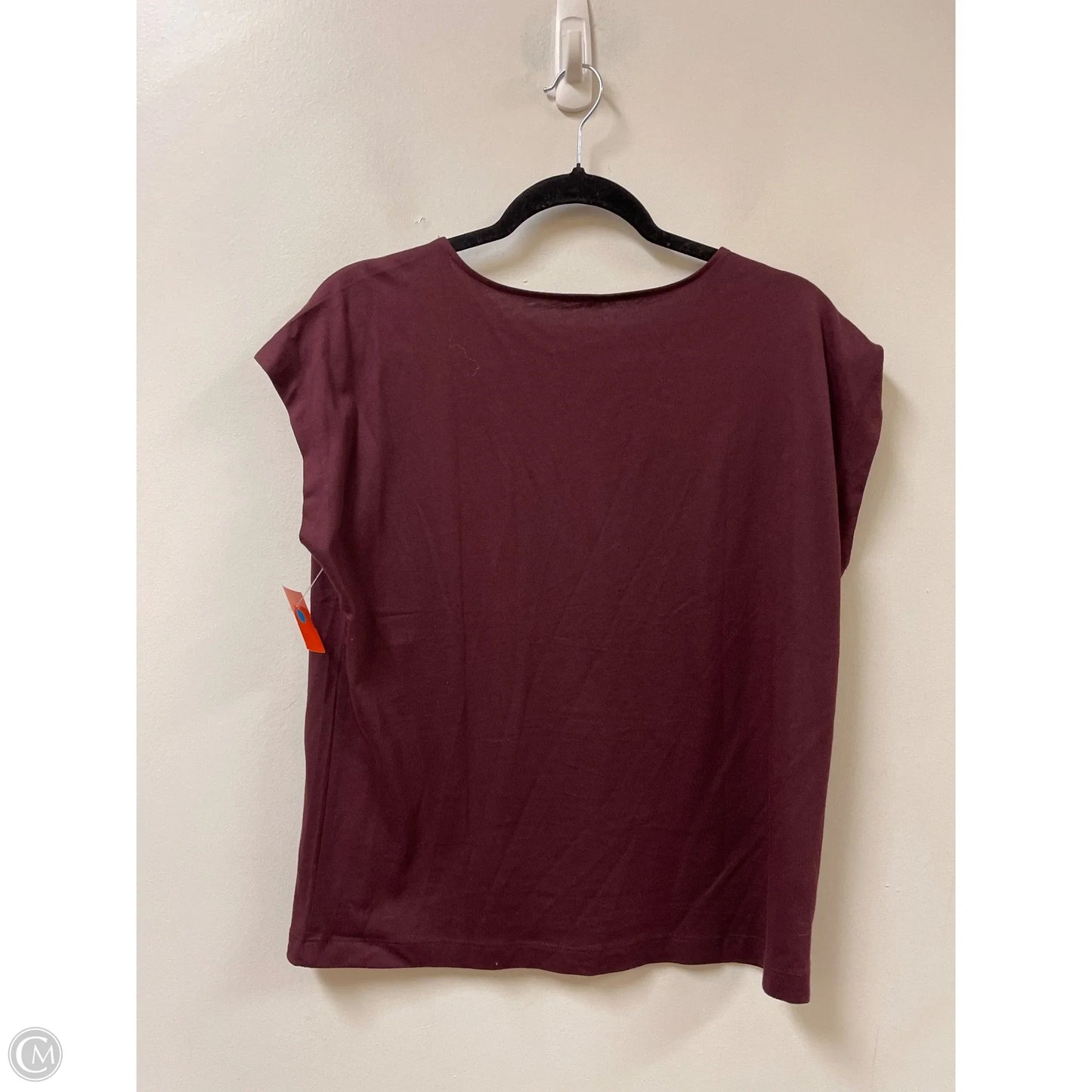 Top Short Sleeve By Loft In Red, Size: S