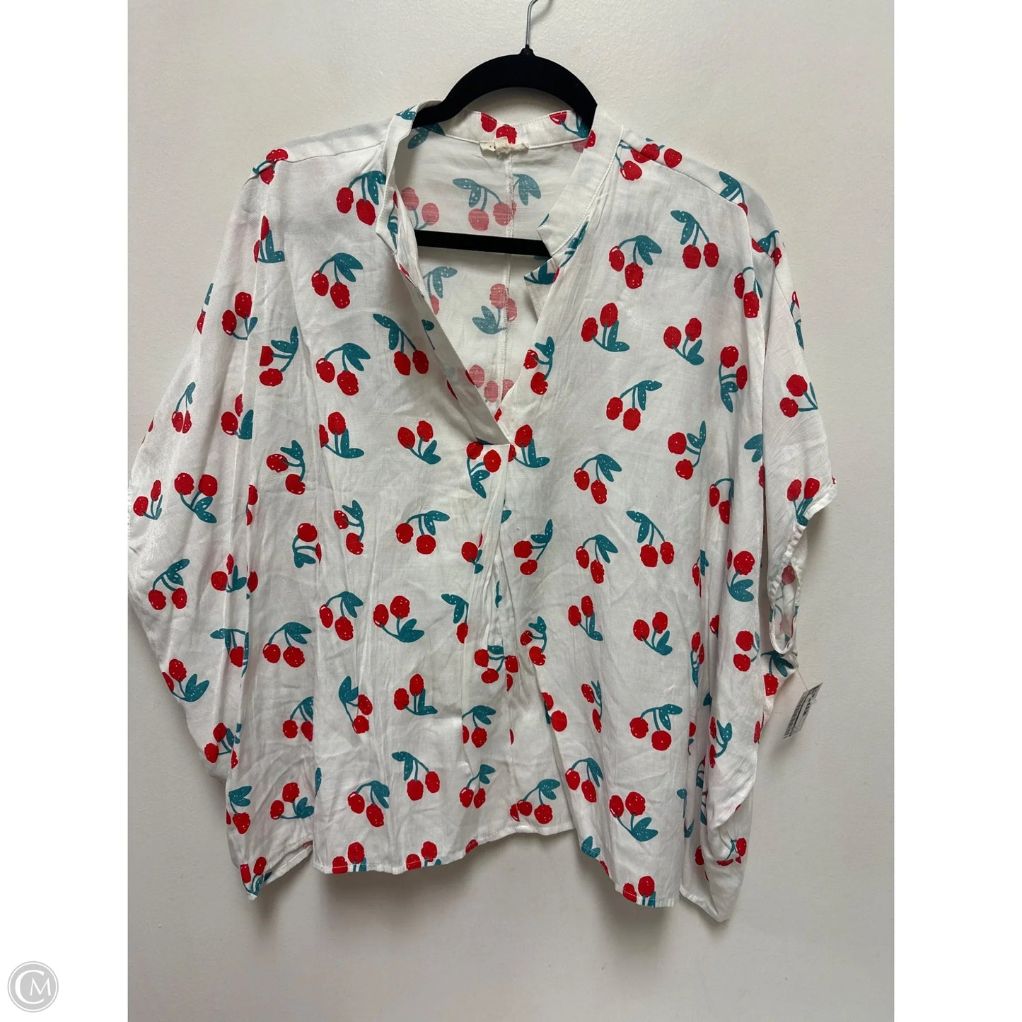 Top Short Sleeve By Jodifl In White, Size: S