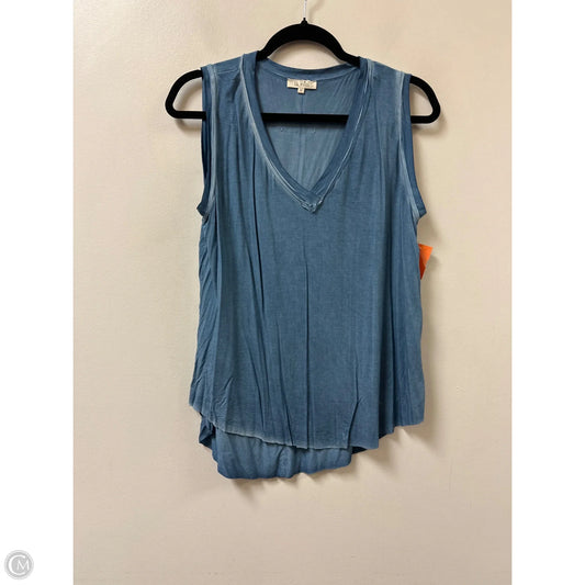 Top Sleeveless By La Miel In Blue, Size: M
