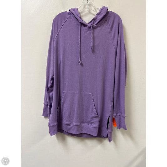 Tunic Long Sleeve By Clothes Mentor In Purple, Size: L
