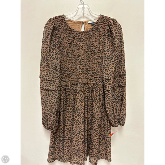 Dress Casual Short By American Eagle In Animal Print, Size: M