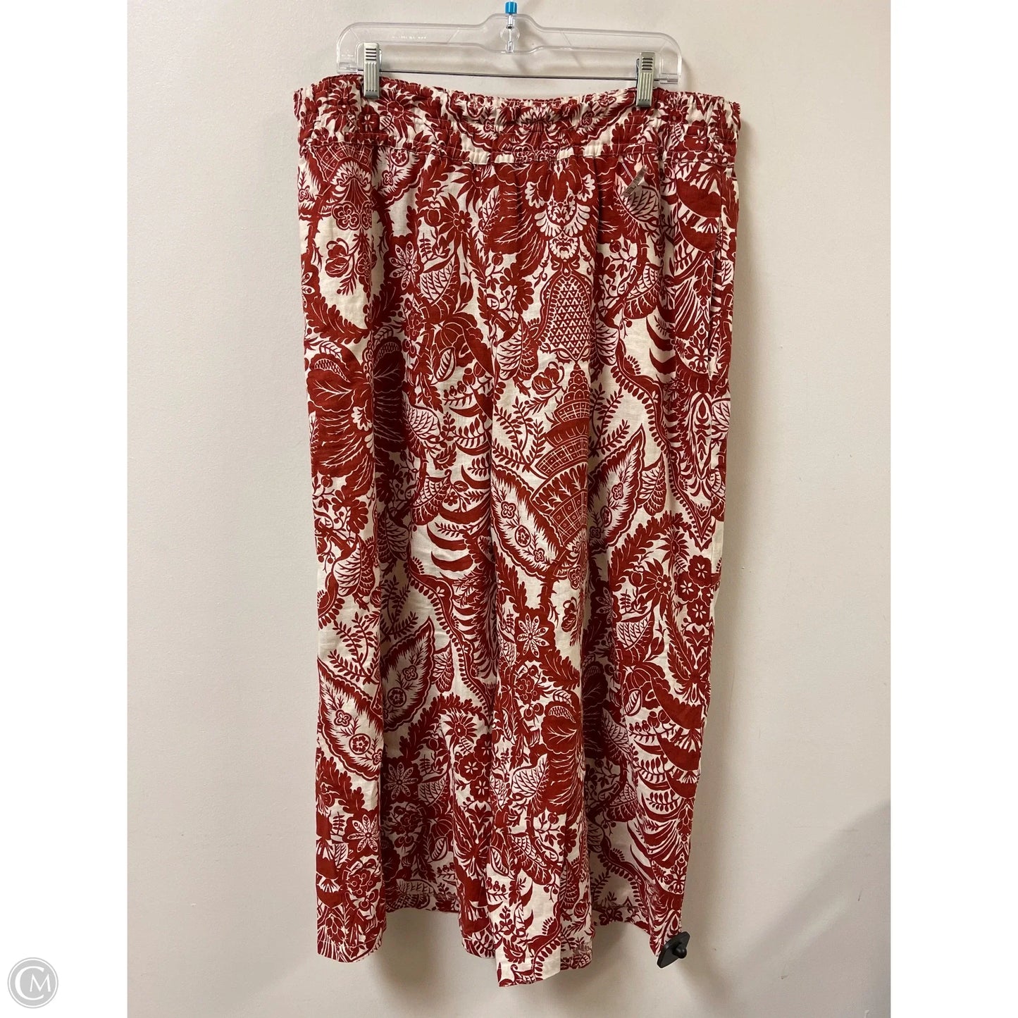 Pants Wide Leg By Anthropologie In Orange, Size: 14
