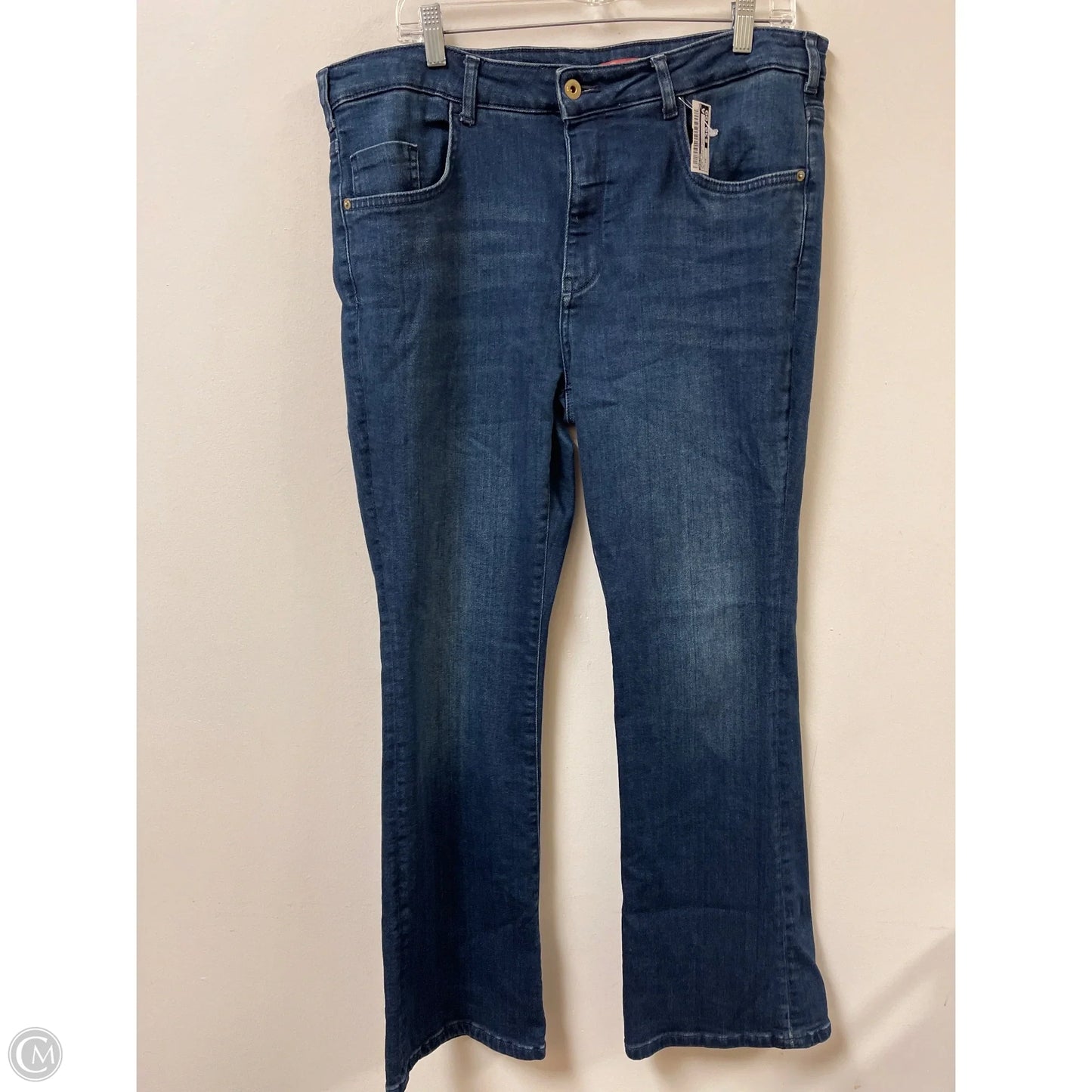 Jeans Skinny By Pilcro In Blue Denim, Size: 18