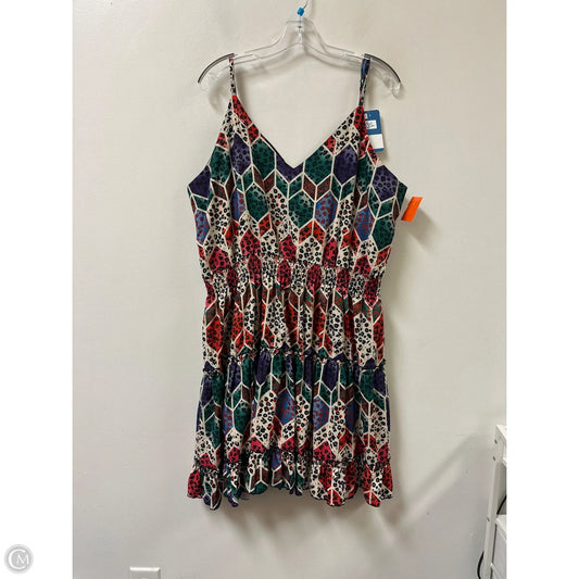 Dress Casual Short By Clothes Mentor In Multi-colored, Size: 2x