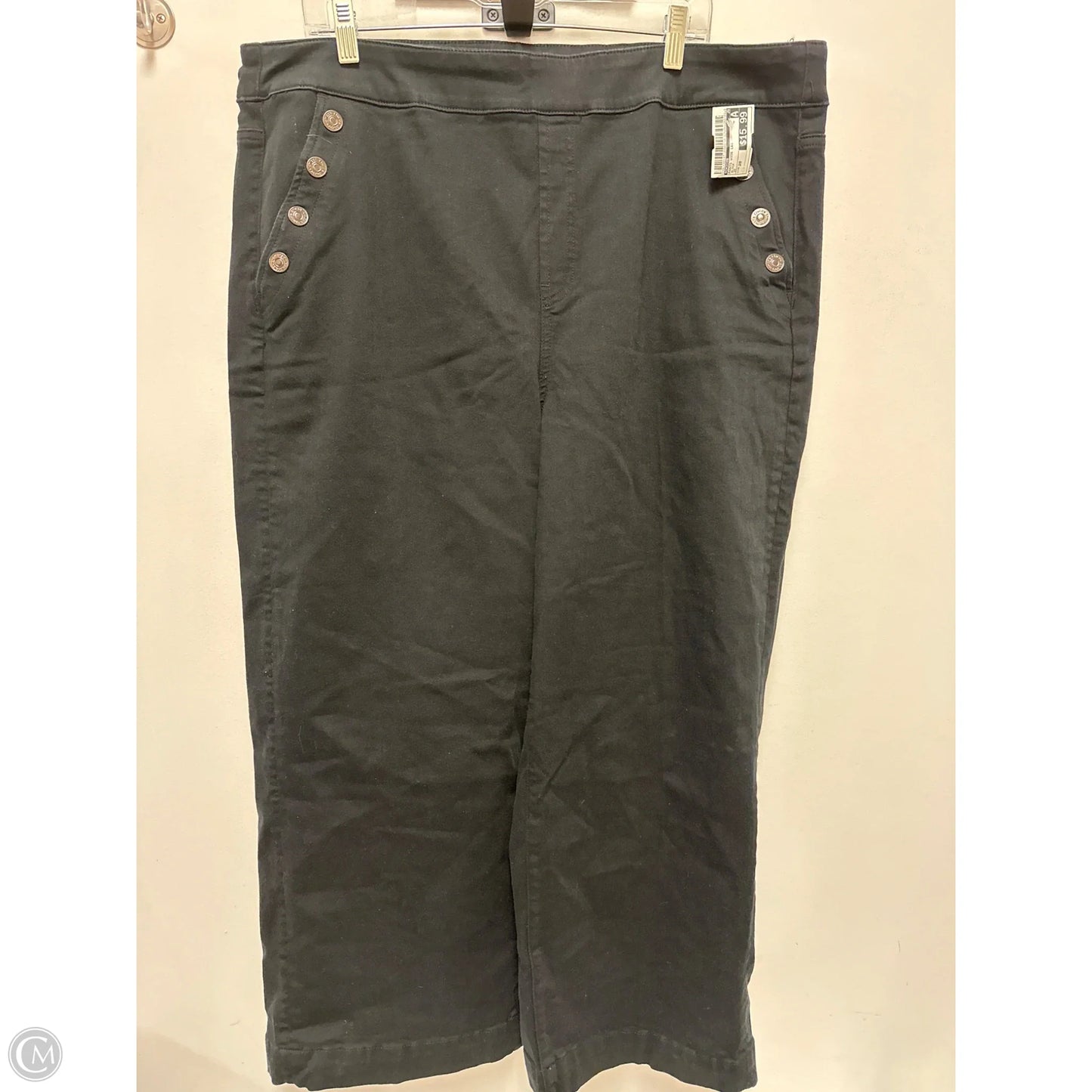 Pants Wide Leg By Chicos In Black, Size: 20