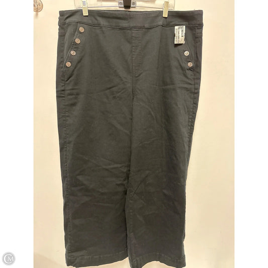 Pants Wide Leg By Chicos In Black, Size: 20