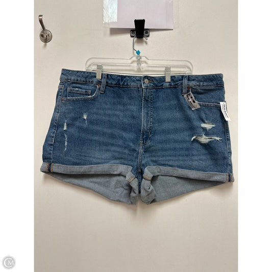 Shorts By Old Navy In Blue Denim, Size: 22